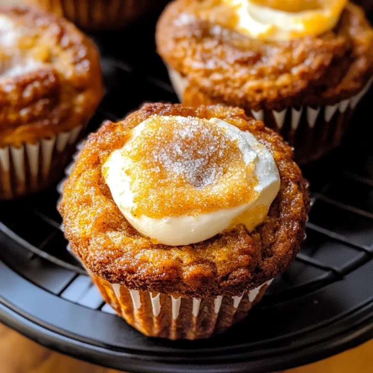 Pumpkin Cream Cheese Muffins
