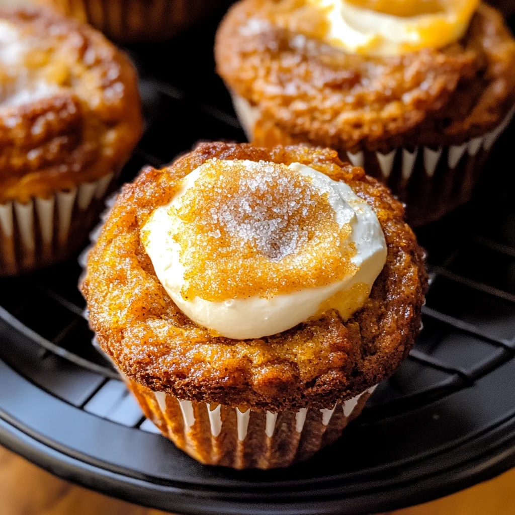 Pumpkin Cream Cheese Muffins
