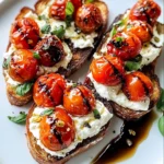Ricotta Bruschetta with Roasted Tomatoes