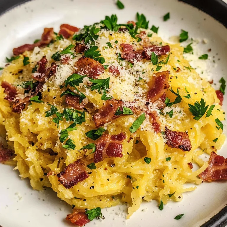 Spaghetti Squash Carbonara