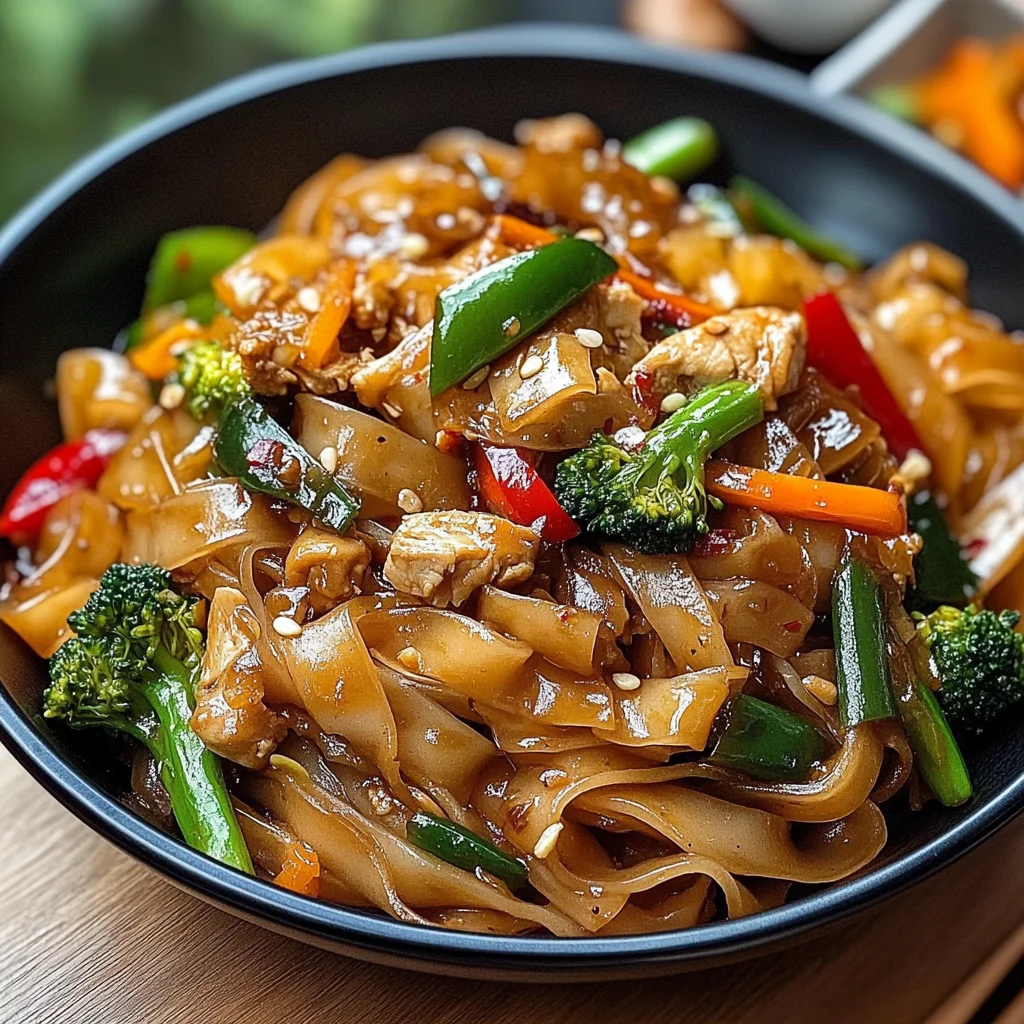 Street Style Thai Drunken Noodles