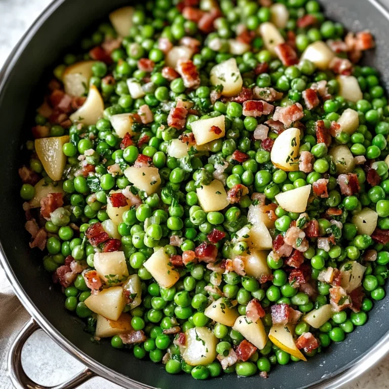 Thanksgiving Peas (with Pear and Pancetta)