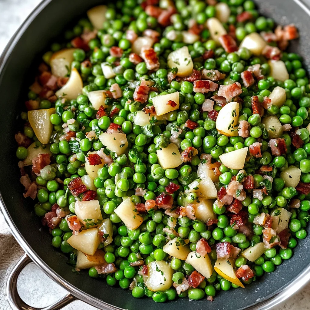 Thanksgiving Peas (with Pear and Pancetta)
