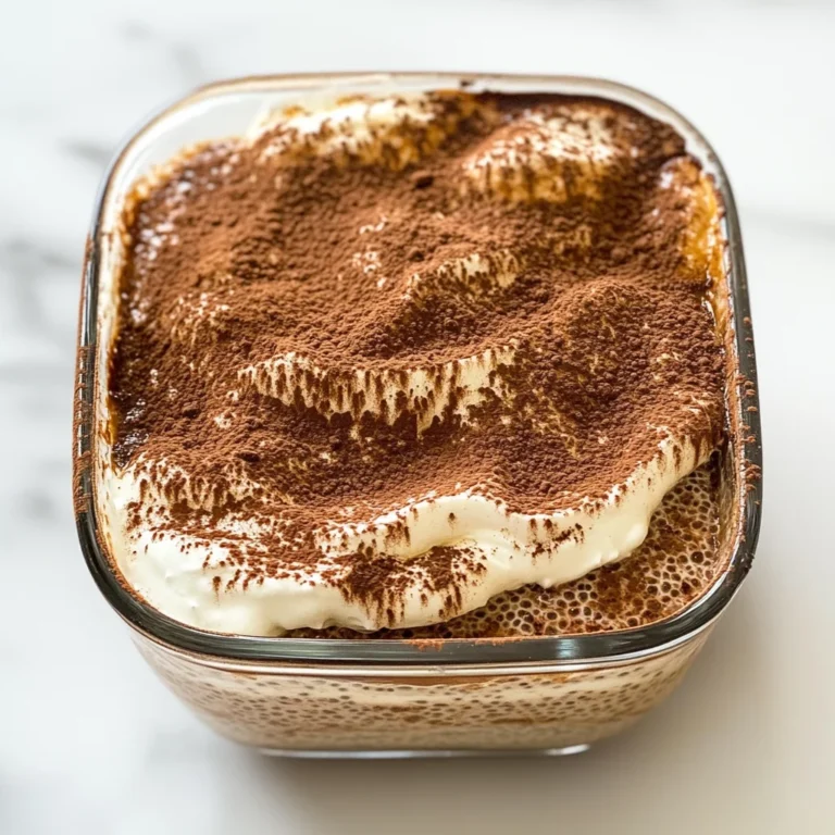 Tiramisu Chia Pudding