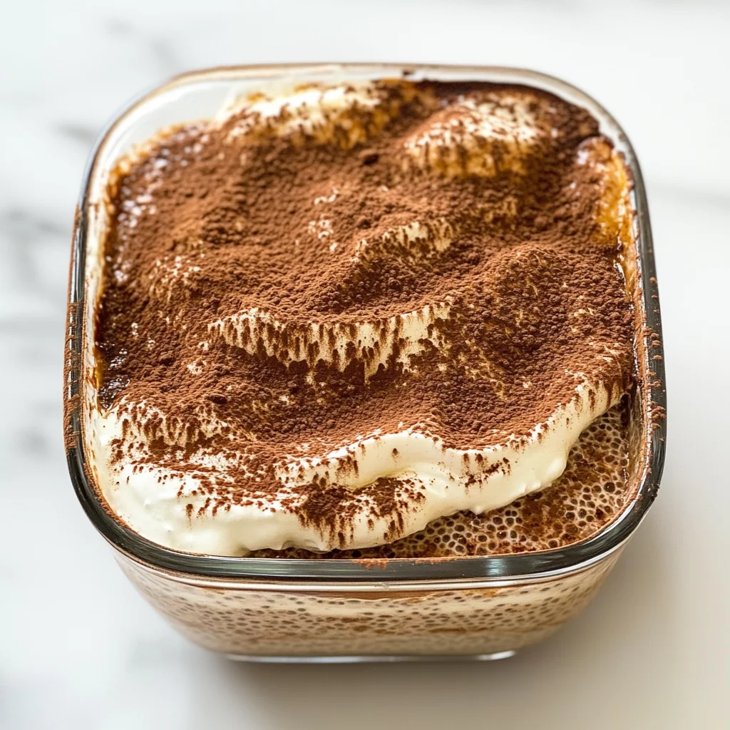 Tiramisu Chia Pudding