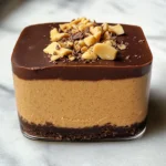 Vegan Peanut Butter Mousse (with a Chocolate Ganache!)