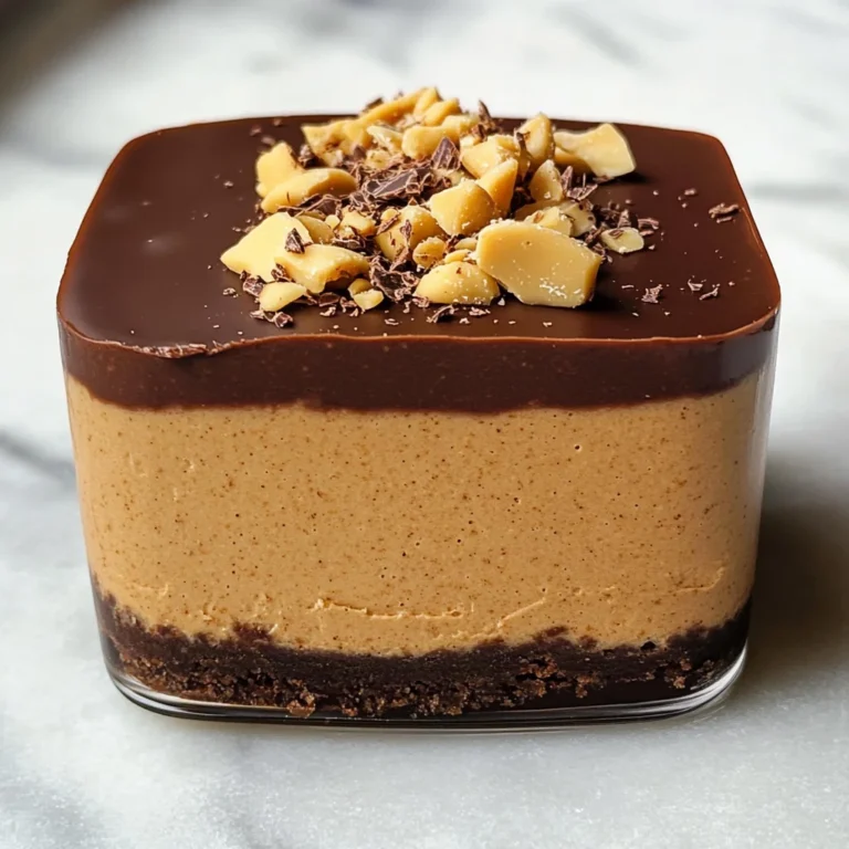 Vegan Peanut Butter Mousse (with a Chocolate Ganache!)