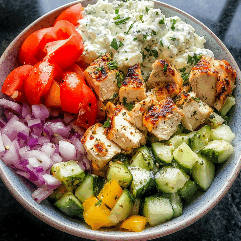 Greek Chicken Bowls