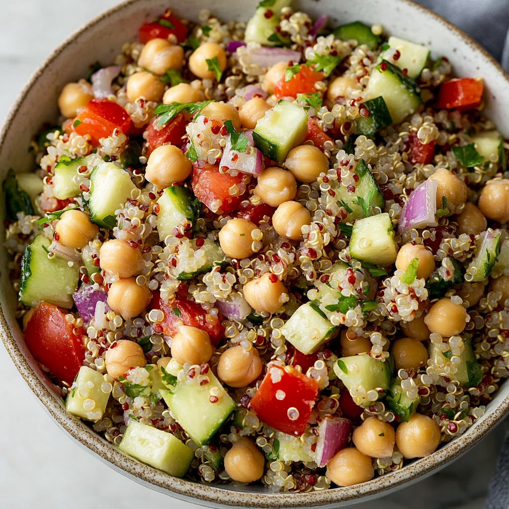 Quinoa Chickpea Salad Recipe