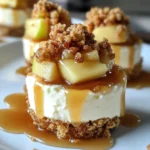 Apple Crisp Mini Cheesecakes
