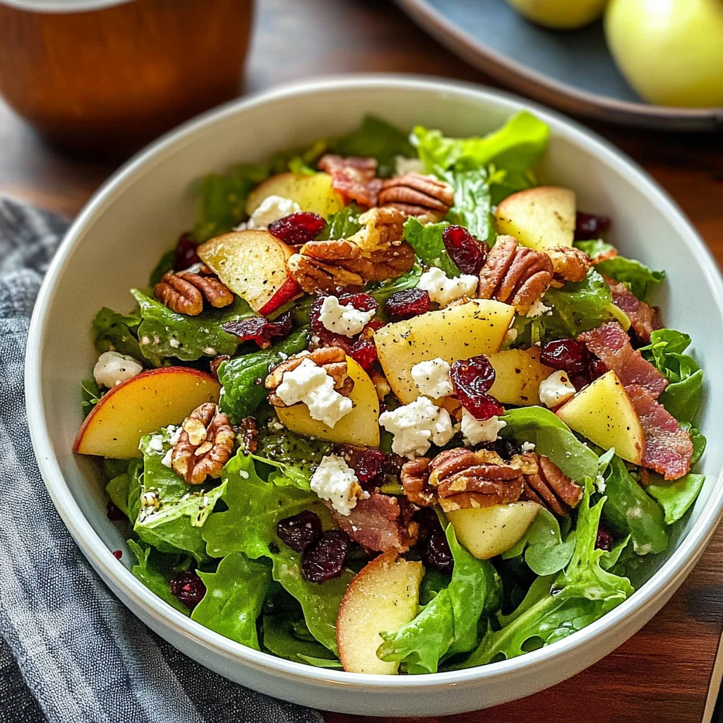 Autumn Salad with Apple Cider Vinaigrette