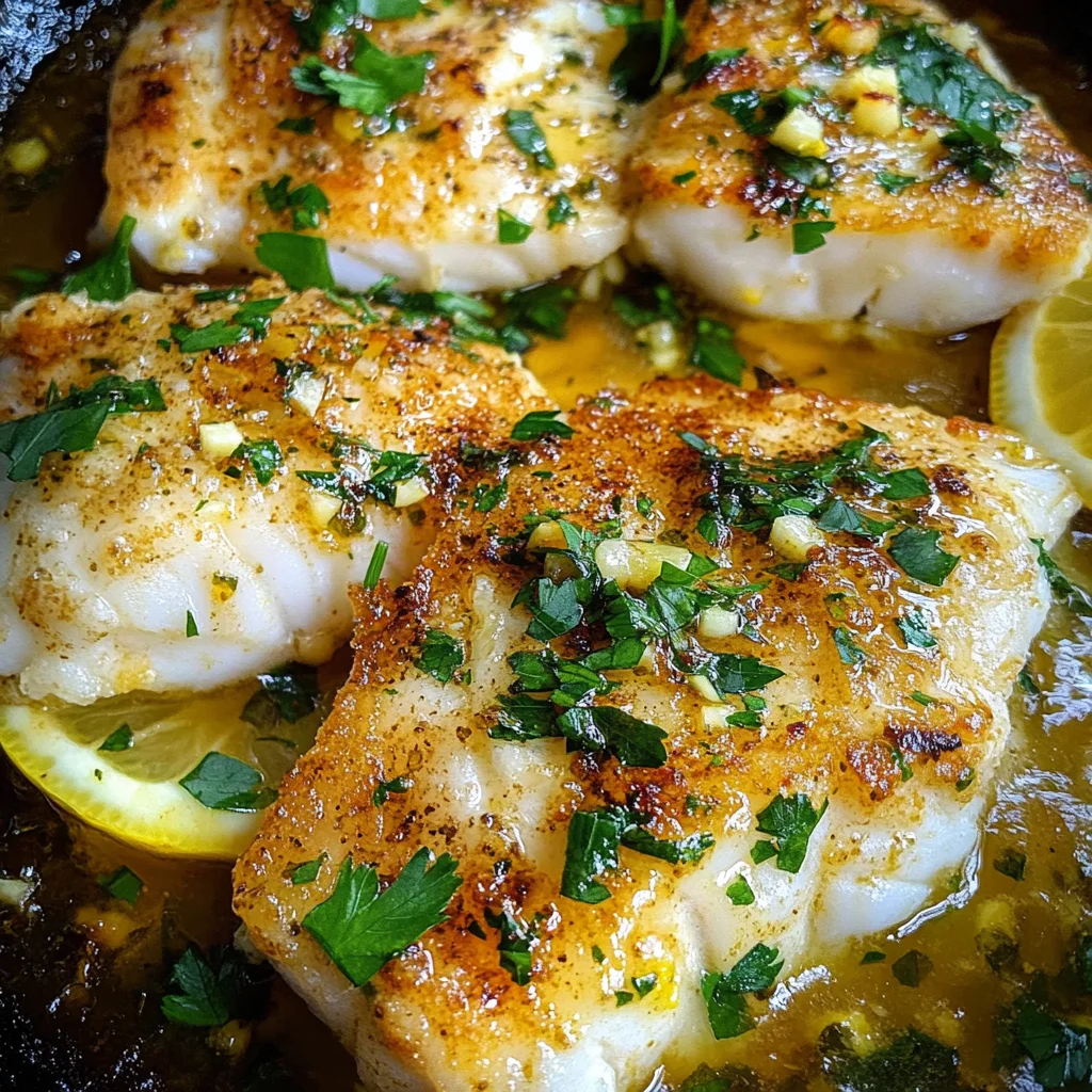Baked Cod Recipe with Lemon and Garlic