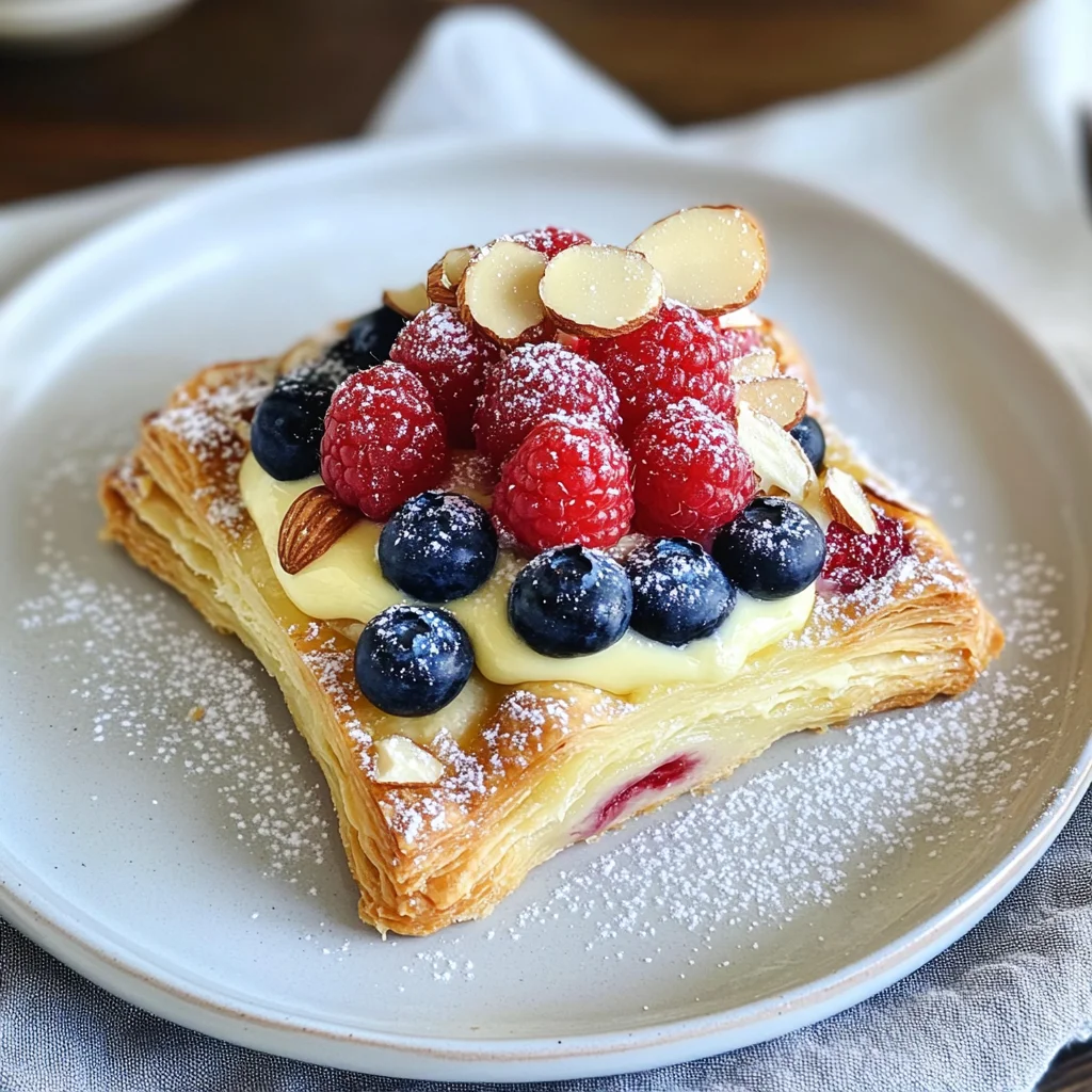 Berry Custard Pastry with Italian Crema Pasticcera