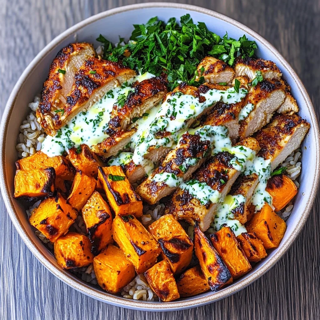 Chicken Sweet Potato Bowl: Your Easy High-Protein Meal!