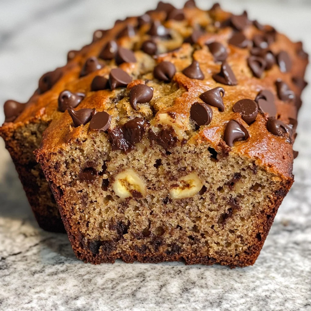 Chocolate Chip Banana Bread Recipe