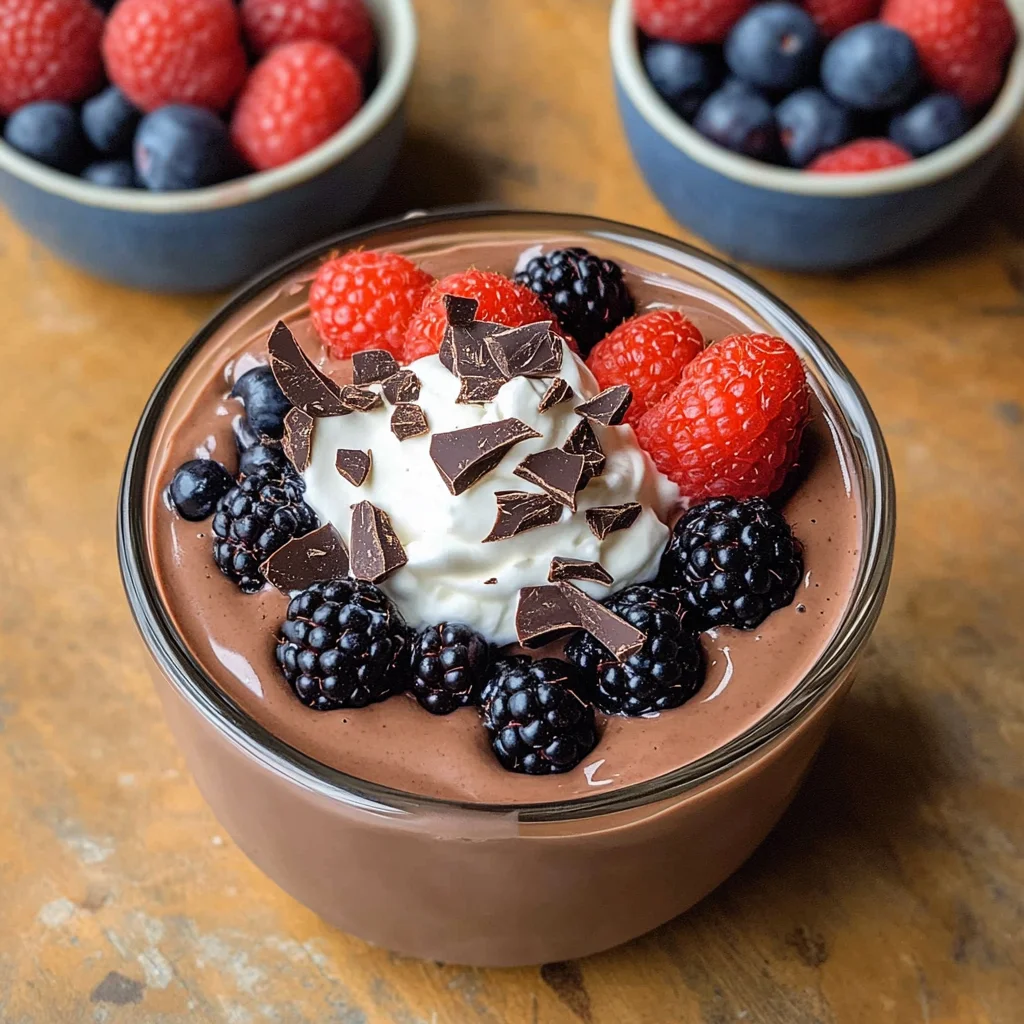 Chocolate Protein Pudding Recipe
