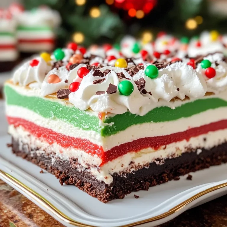 Christmas Dessert Lasagna