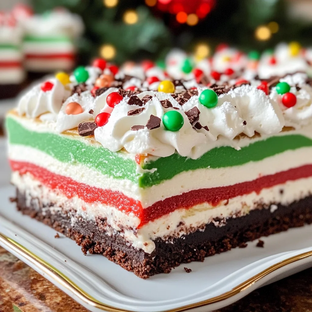 Christmas Dessert Lasagna
