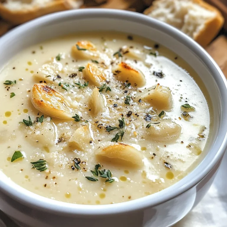 Country French Garlic Soup