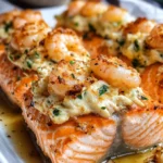 Crab and Shrimp Stuffed Salmon