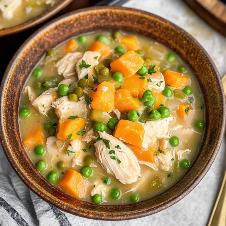 Crustless Chicken Pot Pie