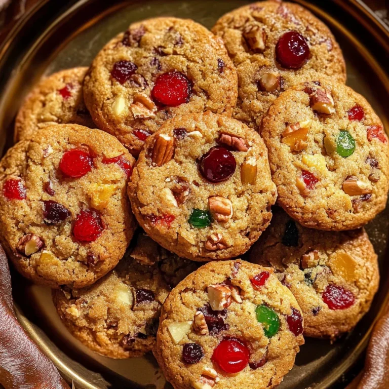 Easy Christmas Fruitcake Cookies Recipe