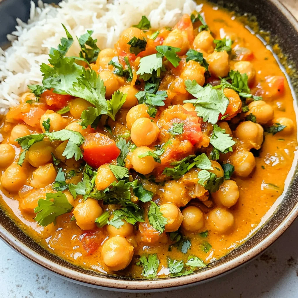 Easy Indian Chickpea Curry Recipe