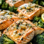 Garlic Butter Baked Salmon Recipe