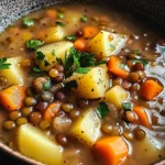 Hearty Lentil and Potato Soup