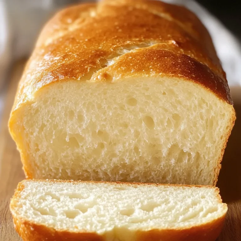 Homemade White Bread Recipe