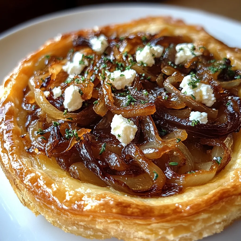 Irresistible Caramelized Onion and Goat Cheese Tarts in 3 Easy Steps