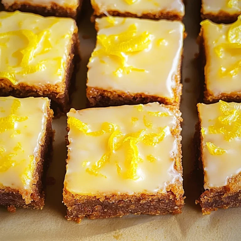Lemon Brownie Recipe