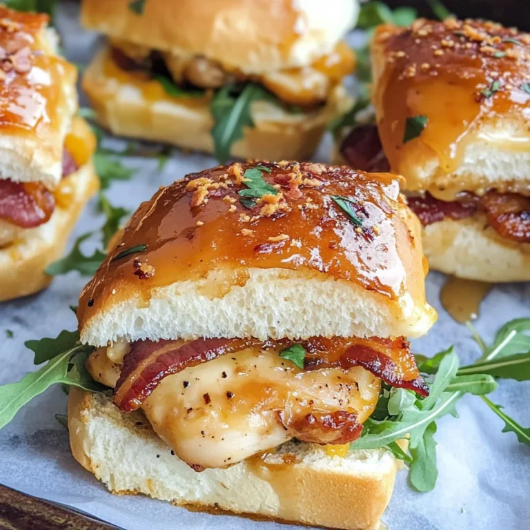 Maple Chicken & Bacon Sliders