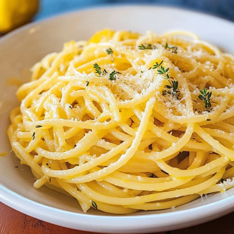 Meyer Lemon-Thyme Spaghetti Recipe