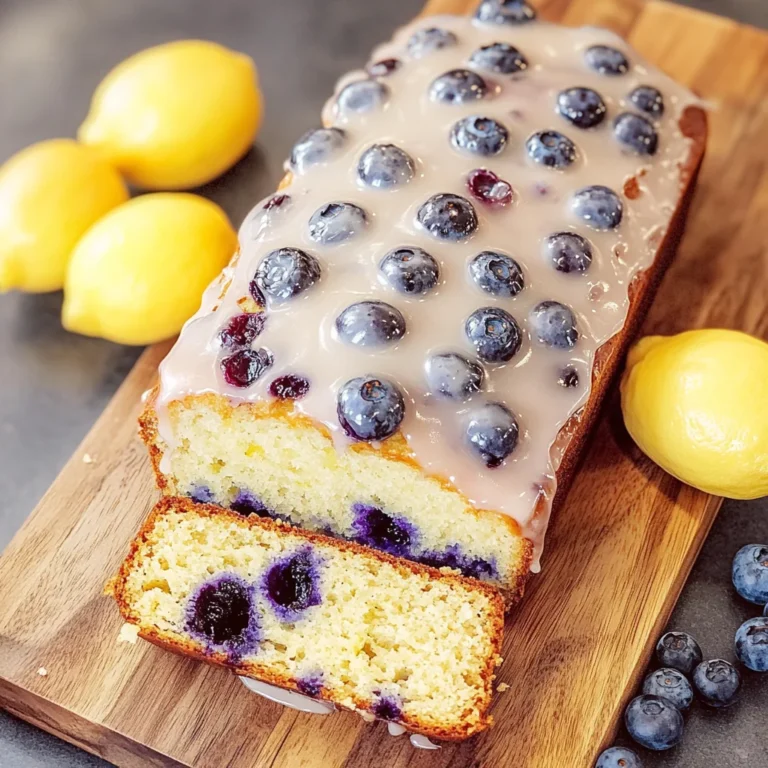 Meyer Lemon Blueberry Bread