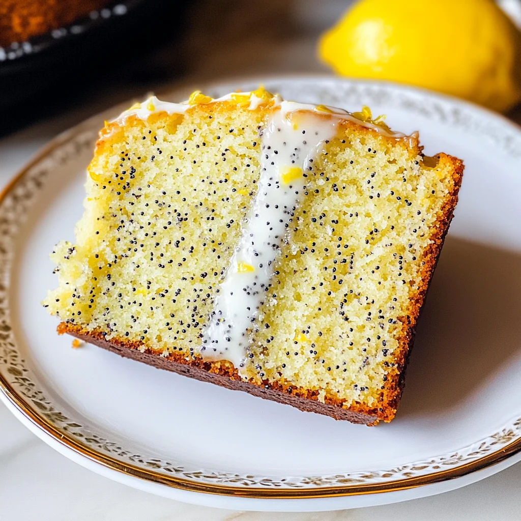 Meyer Lemon Poppy Seed Cake