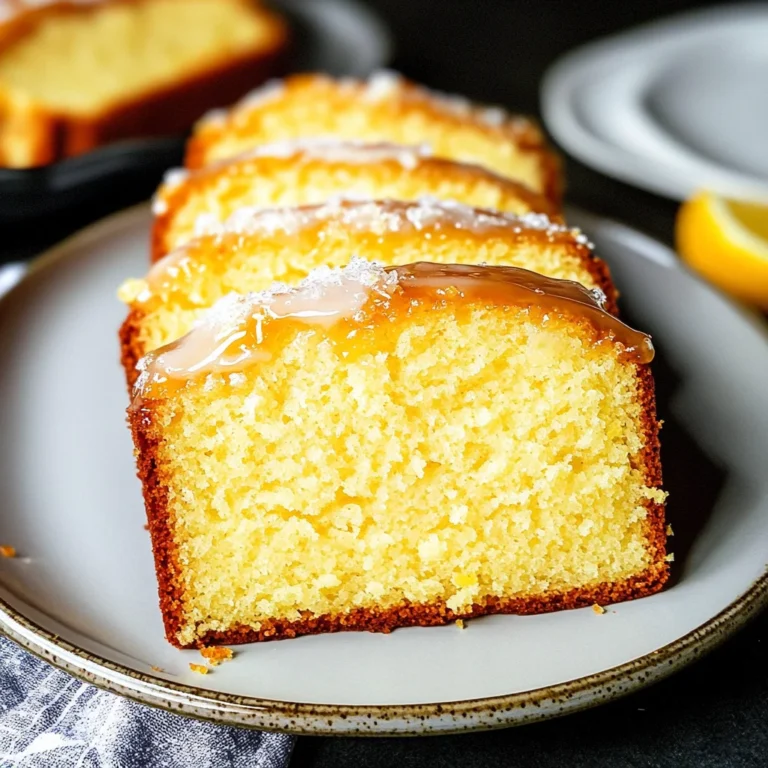 Meyer Lemon Pound Cake
