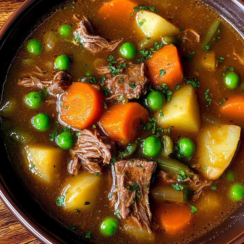 My Mom's Old-Fashioned Vegetable Beef Soup