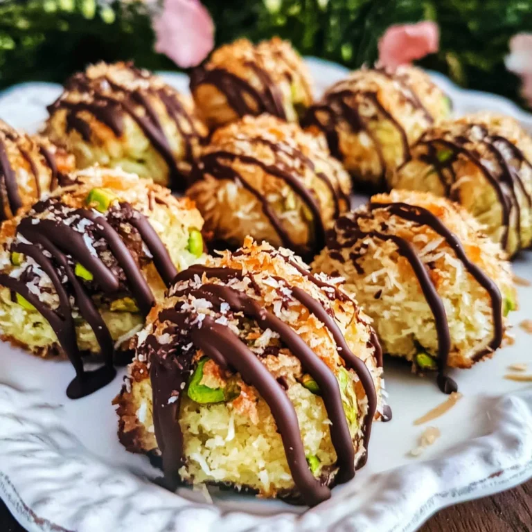 Pistachio Coconut Macaroons