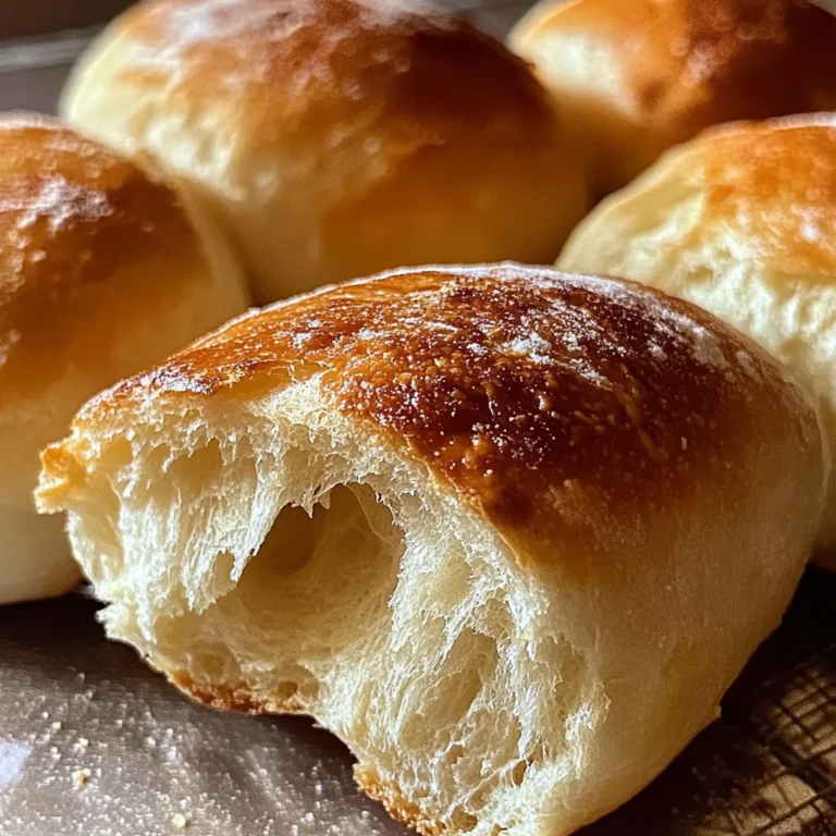 Sandwich Rolls -No Knead -2 Hours