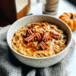 Slow Cooker Pumpkin Pie Oatmeal