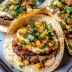 Street Corn Smash Burger Tacos