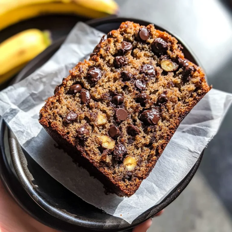 Super Moist Chocolate Chip Banana Bread Recipe