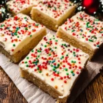 The best Christmas sugar cookie bars