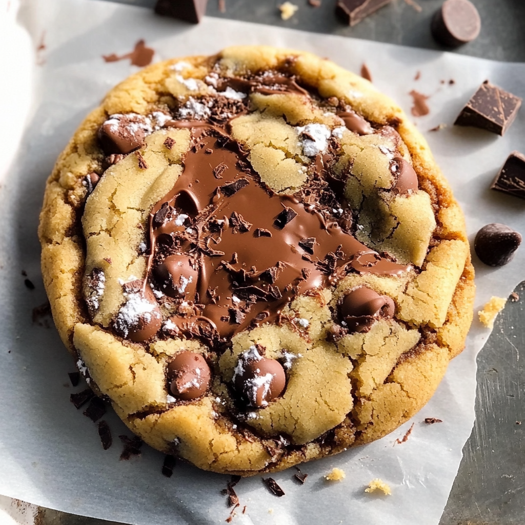 Ultra Thick Bakery Style Chocolate Chip Cookies – Crispy Edges, Gooey Centers, and Loaded with Chocolate!