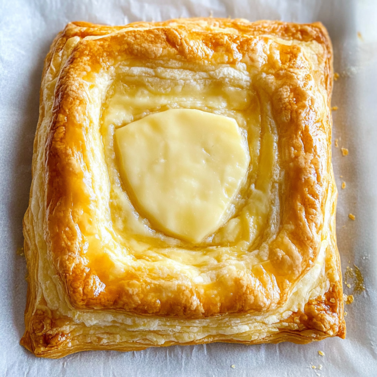 Cheese Danish with Puff Pastry