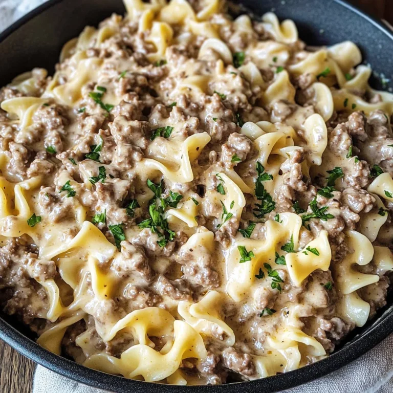 30-Minute Ground Beef Stroganoff