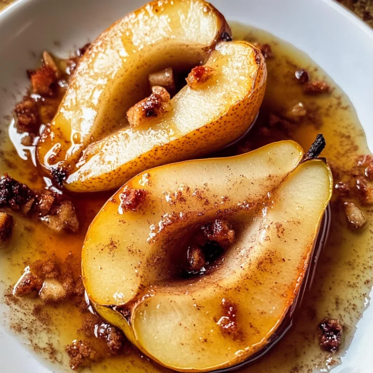 Baked Pears with Cinnamon Honey