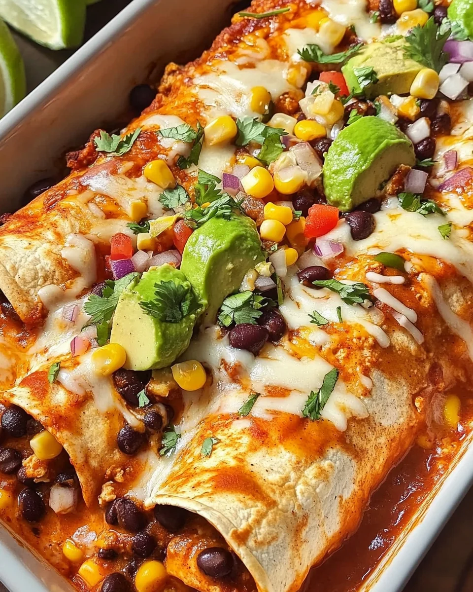 Black Bean Enchiladas - Easy and Irresistible Comfort Food