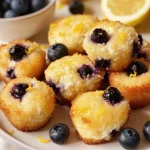Blueberry and Lemon Zest Cottage Cheese Bites